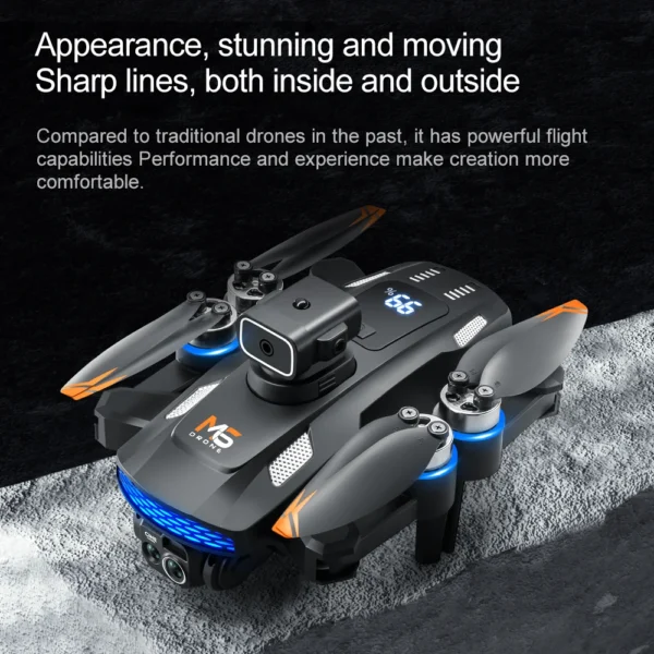 M6 Drone Professional 8K Camera Drone 5G WIFI FPV UAV With screen remote control RC Dron avoidance Aerial Quadcopter For Xiaomi - 图片 6
