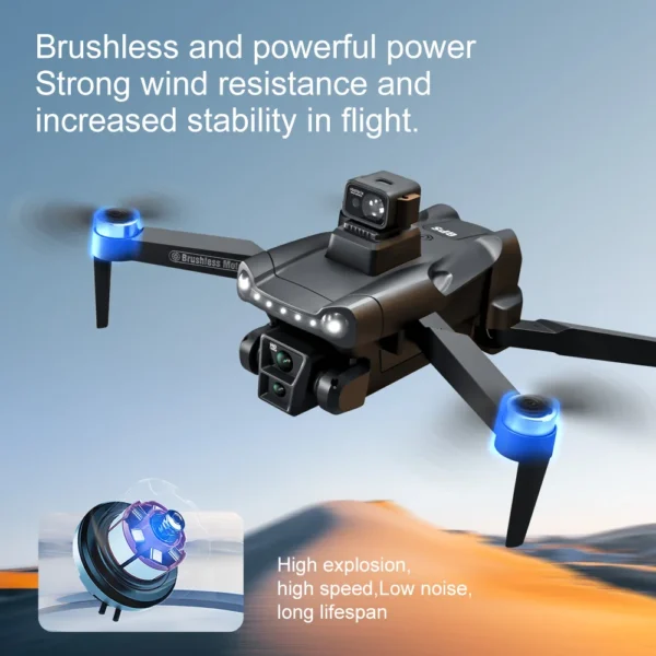 For Xiaomi V198GPS Drone ESC 8K Profesional HD Camera Brushless Obstacle Avoidance Aerial Optical Foldable Quadcopter Mini Dron - 图片 2