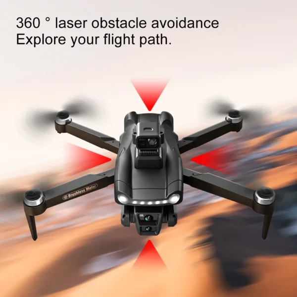For Xiaomi V198GPS Drone ESC 8K Profesional HD Camera Brushless Obstacle Avoidance Aerial Optical Foldable Quadcopter Mini Dron - 图片 6