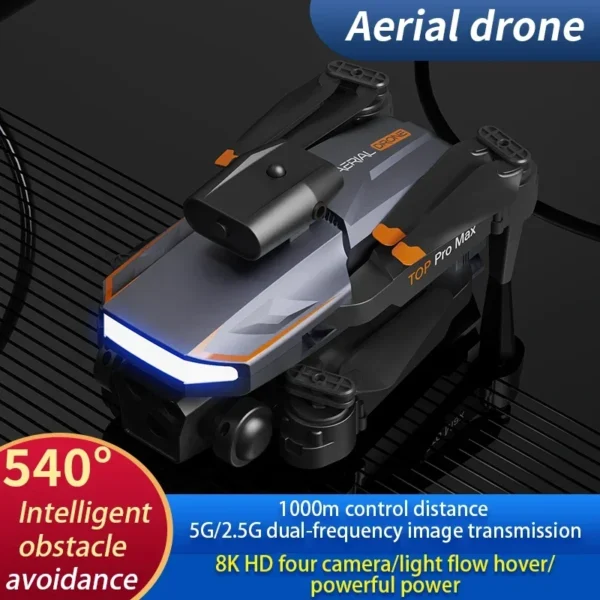 For Xiaomi P18 Drone 8K Wide Angle Three Cameras GPS Quadcopter Optical Flow Localization Four-way Obstacle Avoidance Drones Toy - 图片 2